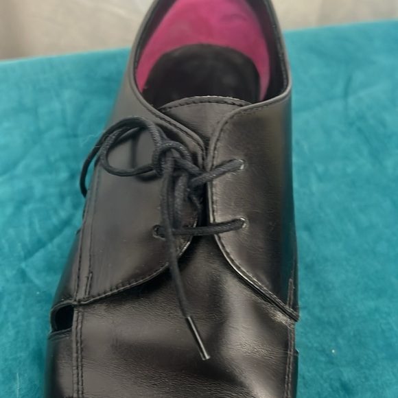Paul Smith made in Italy Rowen Shoes Black Leather Cut Out Detail 40 - Picture 10 of 14